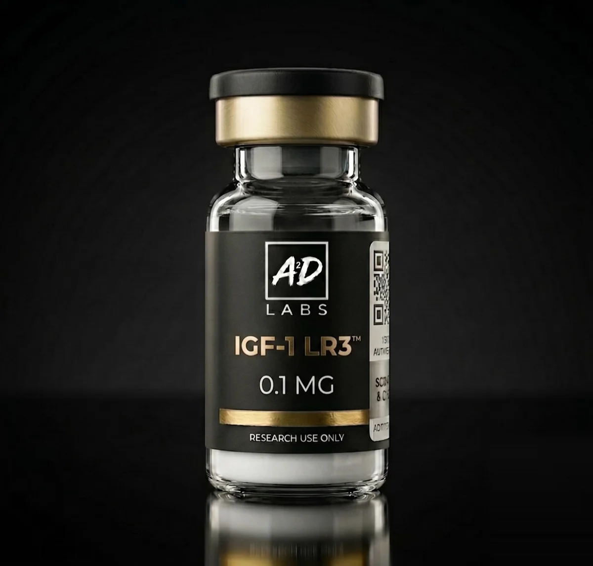 A²D Labs IGF-1 LR3™ 0.1 MG research product vial